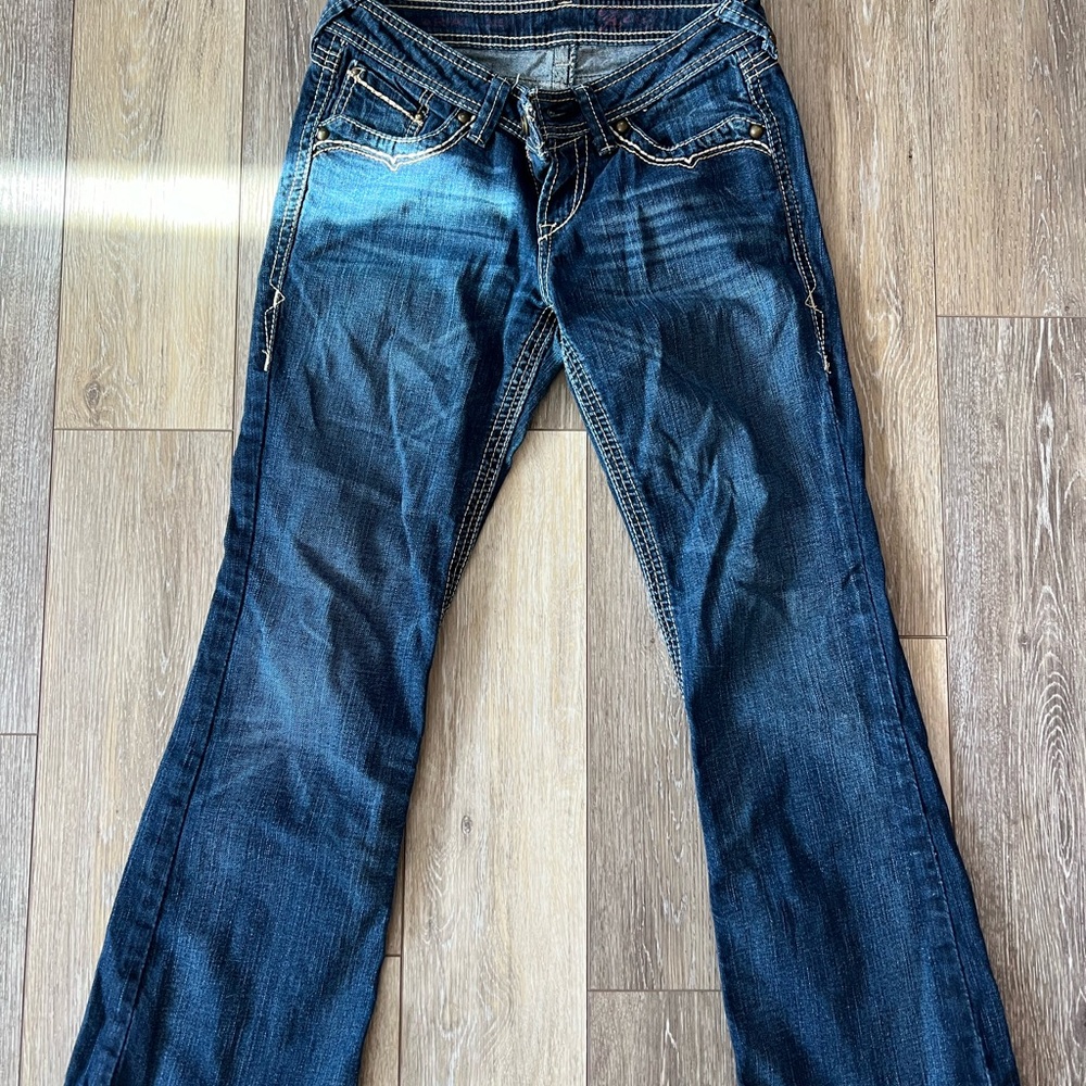 Ariat Blue Boot Cut Jeans Classic Denim
